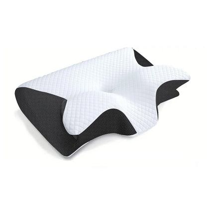 Lumbar Solutions Butterfly Sleep Memory Neck Pillow