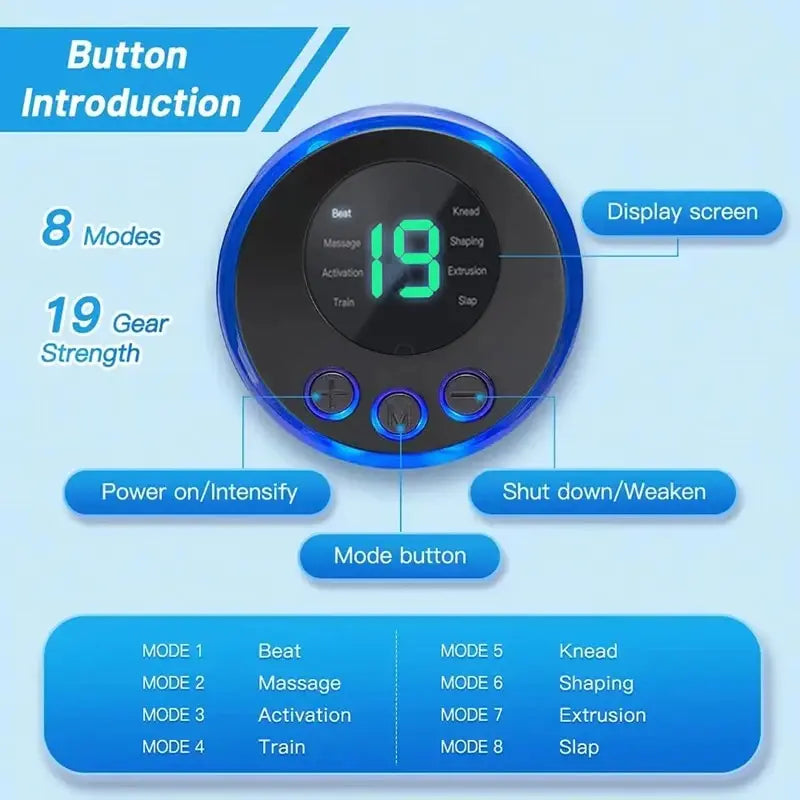 Lumbar Solutions Foot Massager Stimulation Pad Electric Foot Massage With Remote