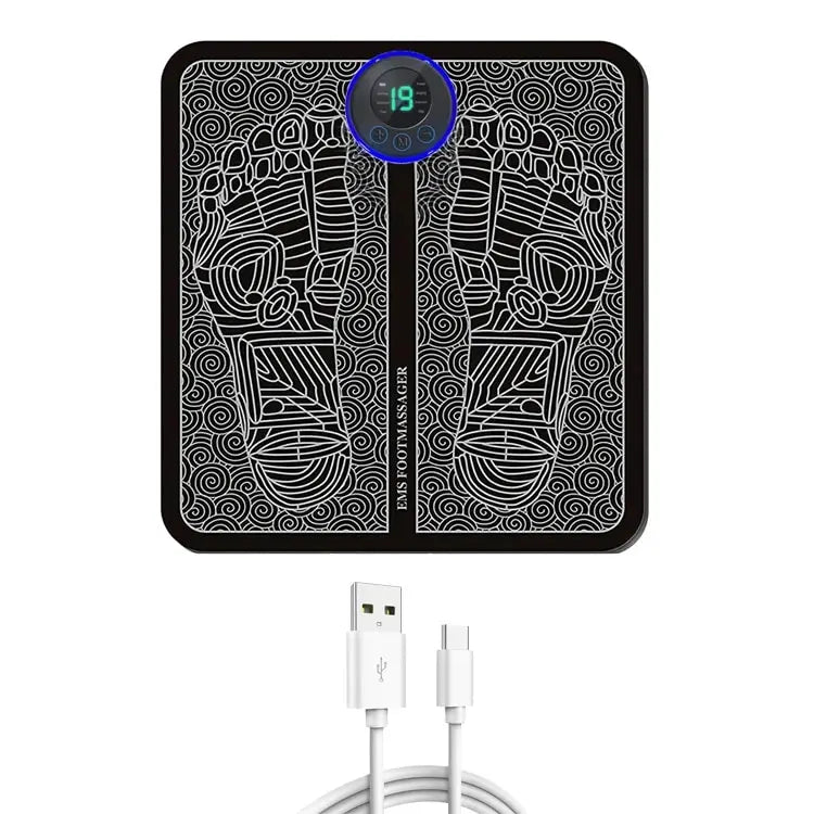 Lumbar Solutions Foot Massager Stimulation Pad Electric Foot Massage With Remote